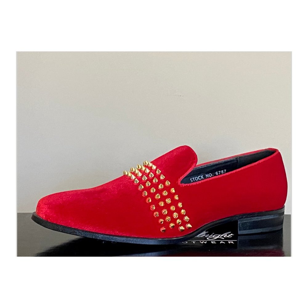 After Midnight 6787 Fire Red Smoking Spike Studs - Picture 4 of 4